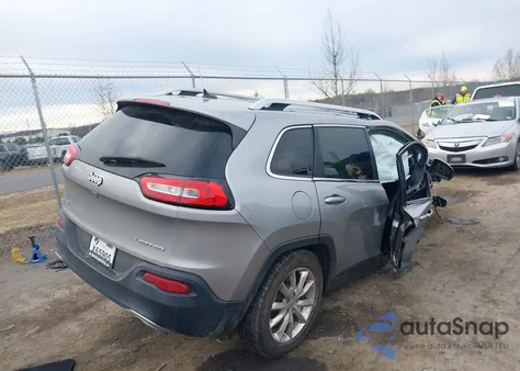 2015 Jeep Cherokee Limited z USA, uszkodzony, nr VIN 1C4PJMDS6FW752127